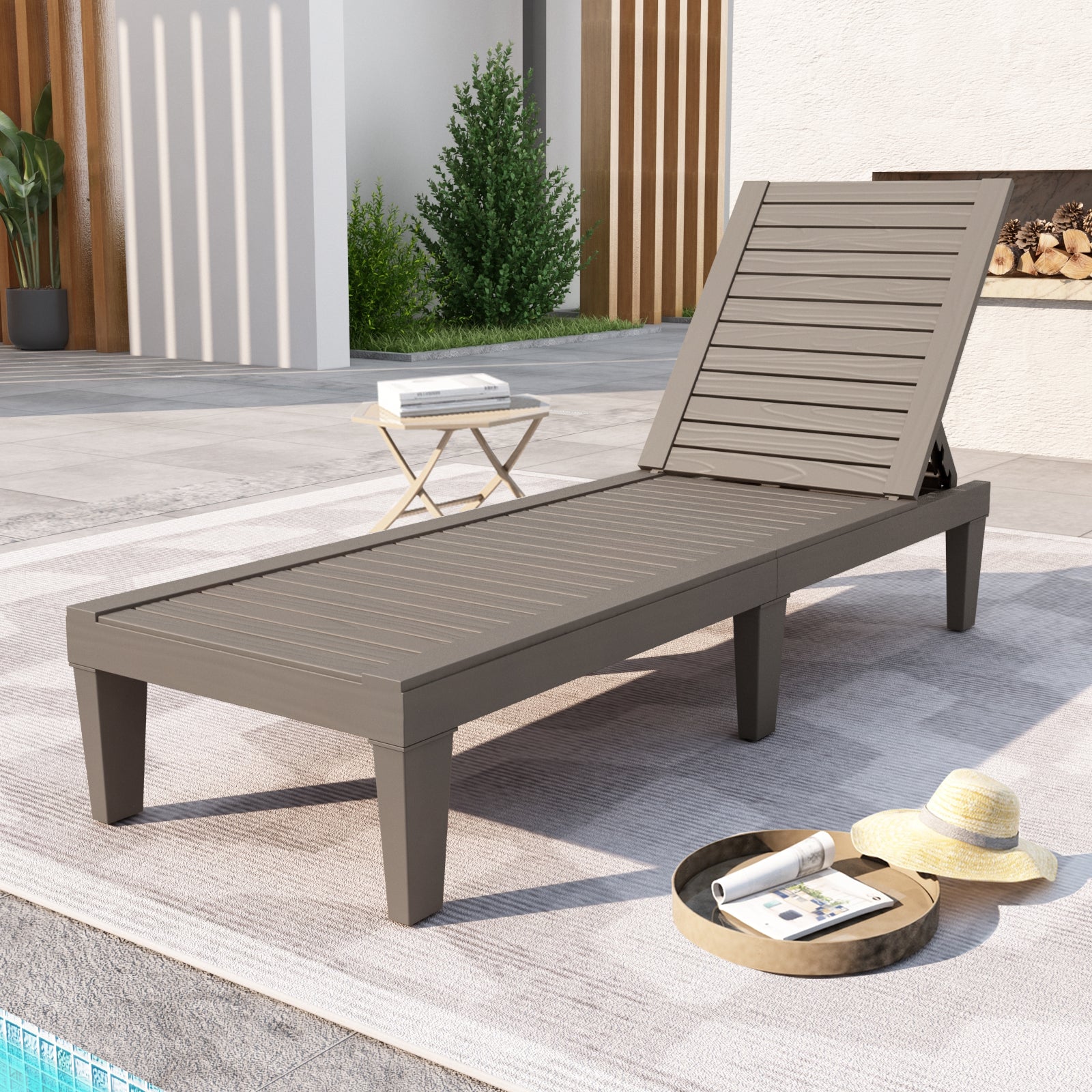 Resin sun fashion loungers