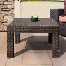 Load image into Gallery viewer, DIMAR GARDEN Outdoor Resin Coffee Table, Mocha
