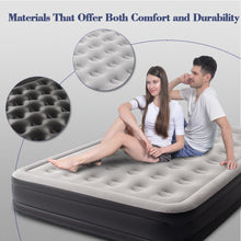 Load image into Gallery viewer, 18.5&quot; Air Mattress AirBed Inflatable with Built-In Pump, Gray
