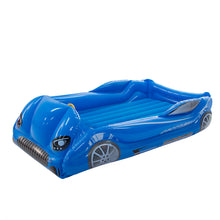 Load image into Gallery viewer, Kids Travel Air Mattress Inflatable Race Car Bed with Raised Sides
