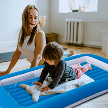 Load image into Gallery viewer, Kids Travel Air Mattress Toddler Inflatable Bed with Raised Sides
