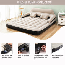 Load image into Gallery viewer, 9&quot; Air Mattress Inflatable Sofa Bed with Soft Pillow (Pump Not Included)
