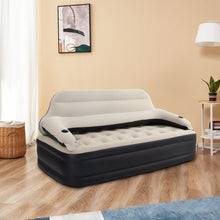 Load image into Gallery viewer, 15&quot; Twin Air Mattress Inflatable Sofa Bed with Soft Pillows, Air Pump Included
