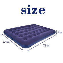 Load image into Gallery viewer, Honeydrill Full Size Air Mattress Inflatable Bed, Blow Up Mattress Camping Sleeping Pad
