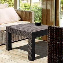 Load image into Gallery viewer, DIMAR GARDEN Outdoor Resin Coffee Table, Mocha
