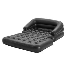 Load image into Gallery viewer, Inflatable Sofa Bed, 5-in-1, Full, Black (Pump Not Included)
