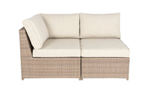 Load image into Gallery viewer, SICILY Fully Assembled Outdoor Wicker Sectional Sofa Component - Corner&amp;Armless Sofa
