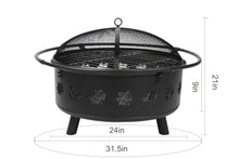 Load image into Gallery viewer, PROME 32&quot; Outdoor Fire Pit size
